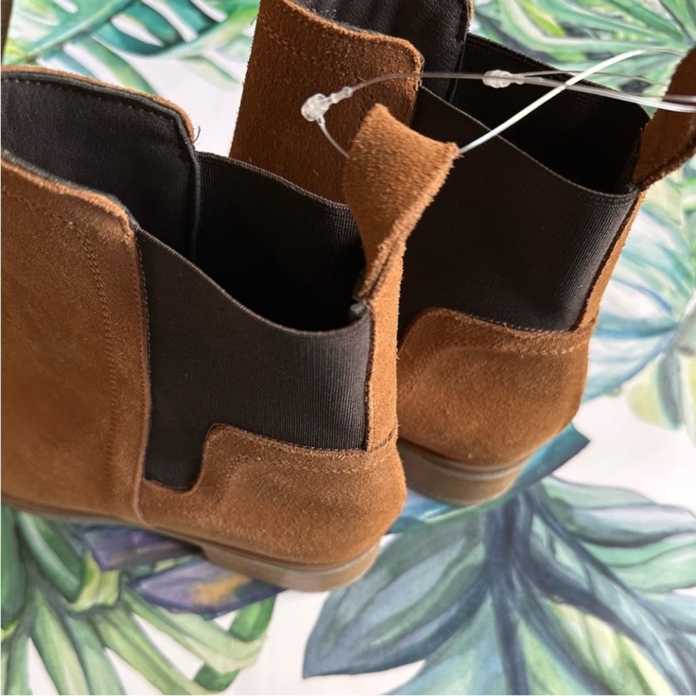 Avellini leather booties - Tan NWOT Made in Spain size 41/9.5 - Picture 6 of 8